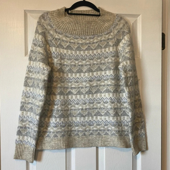 Verve Ami Woman’s Fairisle Sweater Size Medium - Picture 2 of 6